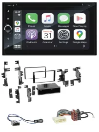 Blaupunkt 2DIN Bluetooth DAB USB DVD MP3 Autoradio für Nissan Versa Tiida C11 20