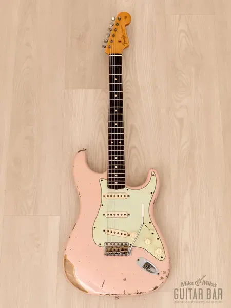 Электрогитара Fender Custom Shop NAMM Limited Edition 1962 Stratocaster Relic Shell Pink USA 2007