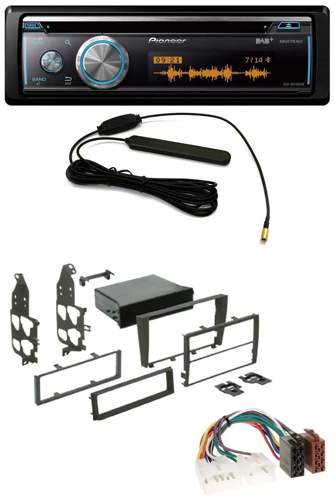 Pioneer CD USB Bluetooth DAB MP3 Autoradio für Lexus IS 300 (XE1, 2001-2005)