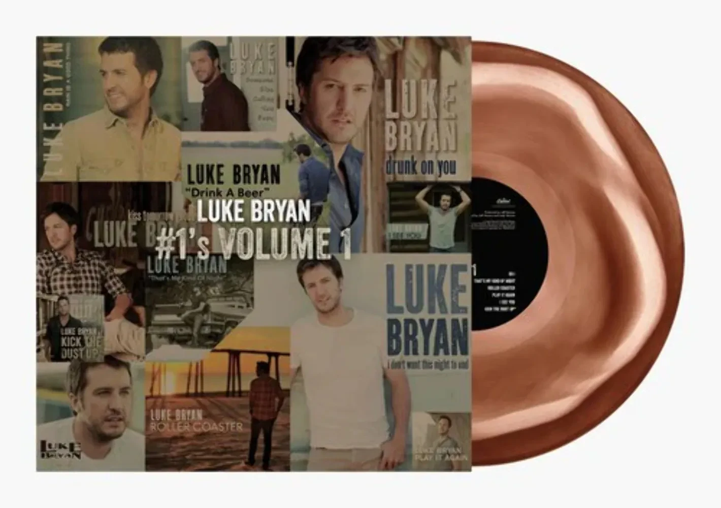Luke Bryan - #1's Volume 1 [Root Beer Colored Vinyl] NEW Sealed Vinyl LP Album