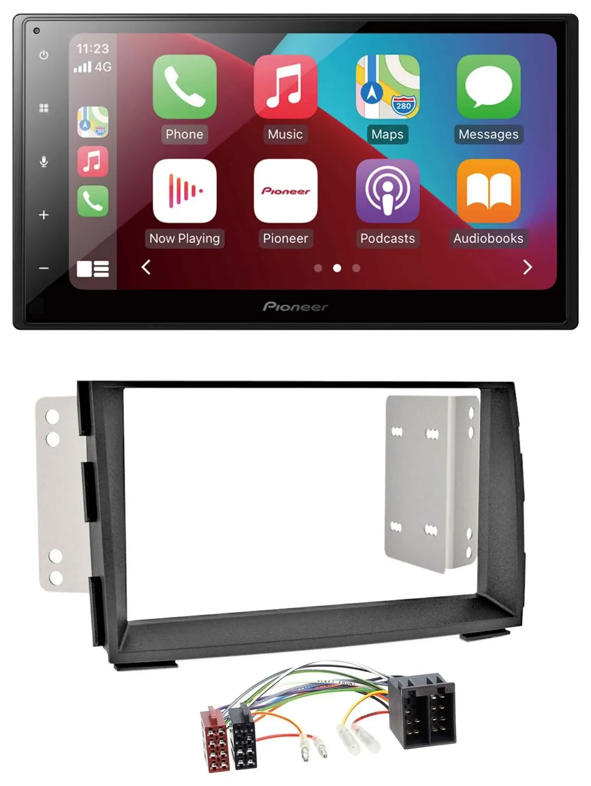 Pioneer USB MP3 DAB 2DIN Bluetooth Autoradio für Kia Venga (YN, ab 2009)