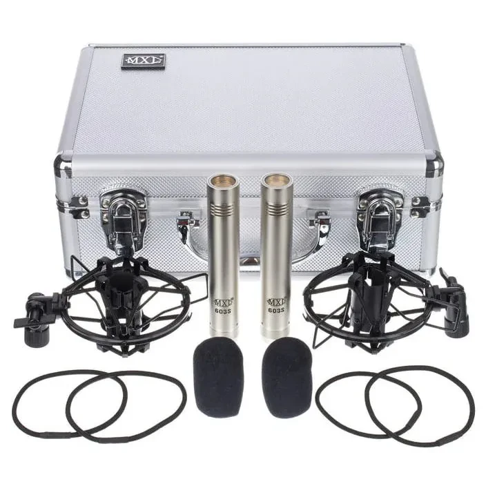 MXL 603 Condenser Microphone (Matched Pair)