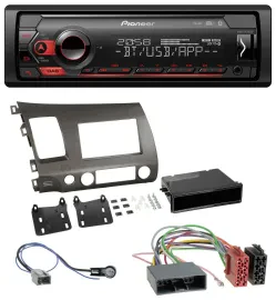 Pioneer MP3 USB DAB Bluetooth Autoradio für Honda Civic Hybrid FD3 06-10 anthraz