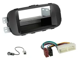Radioeinbauset DIN Autoradio für Kia Soul (PS, 16-19) - schwarz