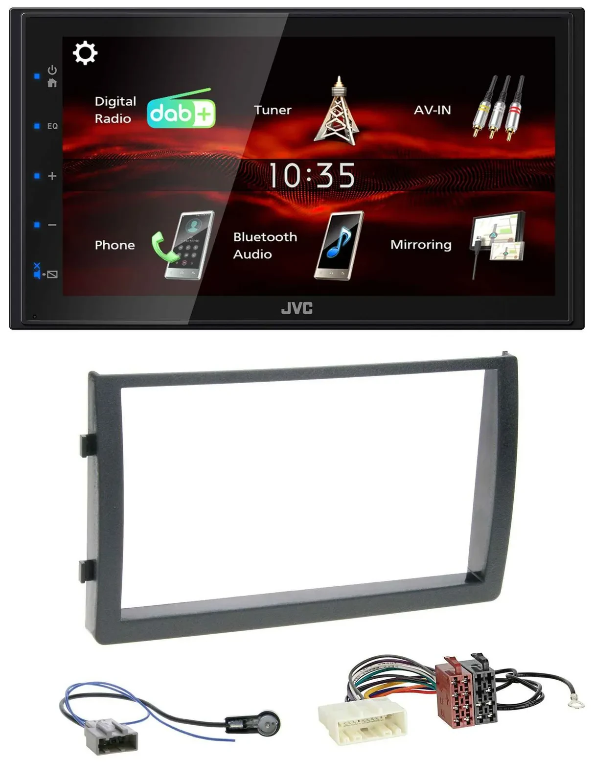 JVC USB Bluetooth MP3 DAB 2DIN Autoradio für Nissan Altima L31 2005-2006