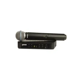 Shure BLX24/PG58 Handheld Wireless System, H10: 542.125-571.800MHz #BLX24PG58H10