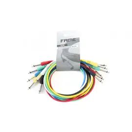Патч-кабель инструментальный Music Store Basic Standard Patch Cable 1 м (6 штук)