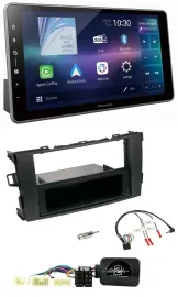 Автомагнитола Pioneer Bluetooth, USB, DAB, для Toyota Auris 2007–2011, черная, с поддержкой кнопок на руле