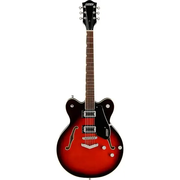 Электрогитара полуакустическая Gretsch G5622 Electromatic Center Block Double-Cut With V-Stoptail Claret Burst