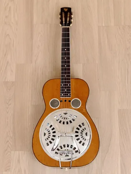 Резонаторная гитара Rosewood Dobro Acoustic Resonator Guitar Natural w/case USA 1930s
