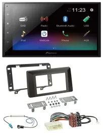 Pioneer USB Bluetooth DAB 2DIN MP3 Autoradio für Dacia Duster (ab 2021)