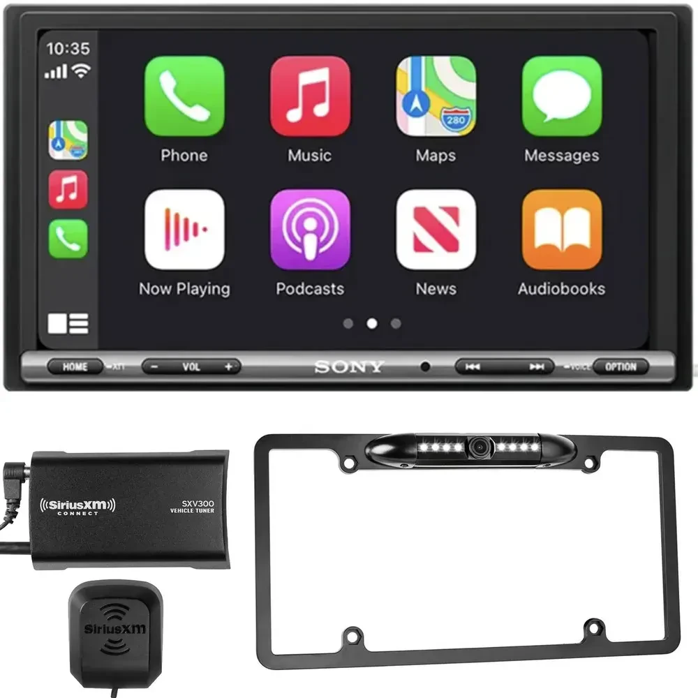 Автомагнитола Sony XAV-AX3200 6.95" (набор: камера, SiriusXM тюнер)