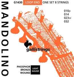 Струны для мандолины Galli Strings G1430 Phosphor Bronze 10-32