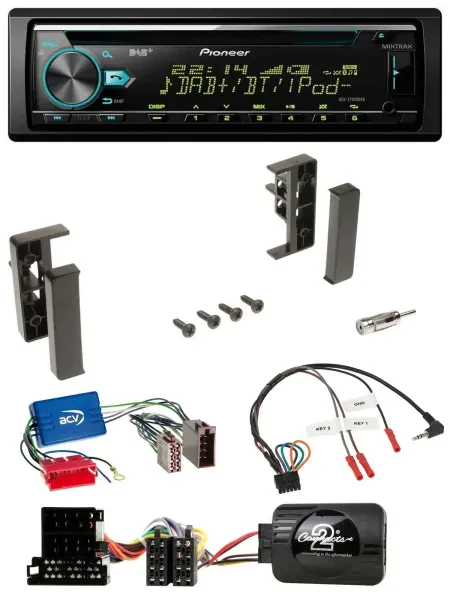 Pioneer DAB Lenkrad CD USB Bluetooth Autoradio für Audi A3 A4 A6 99-00 Aktivsyst