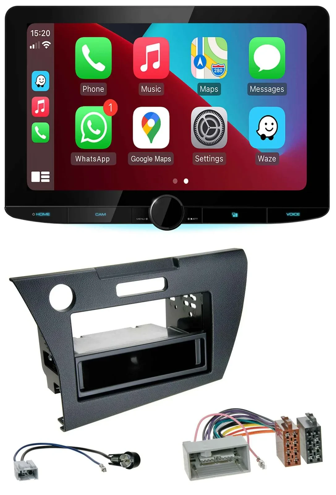 Kenwood MP3 USB DAB Bluetooth Autoradio für Honda CR-Z (ZF1, ab 2010)