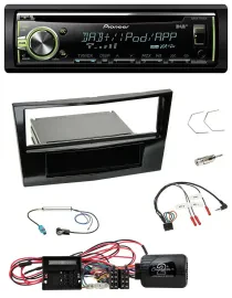 Pioneer DAB USB MP3 Lenkrad CD Autoradio für Opel Corsa D Klavierlack 09-14