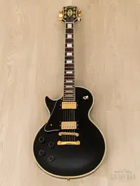 Электрогитара Orville Les Paul Custom LPC-90L Left-Handed HH Black Beauty w/gigbag Japan 1998