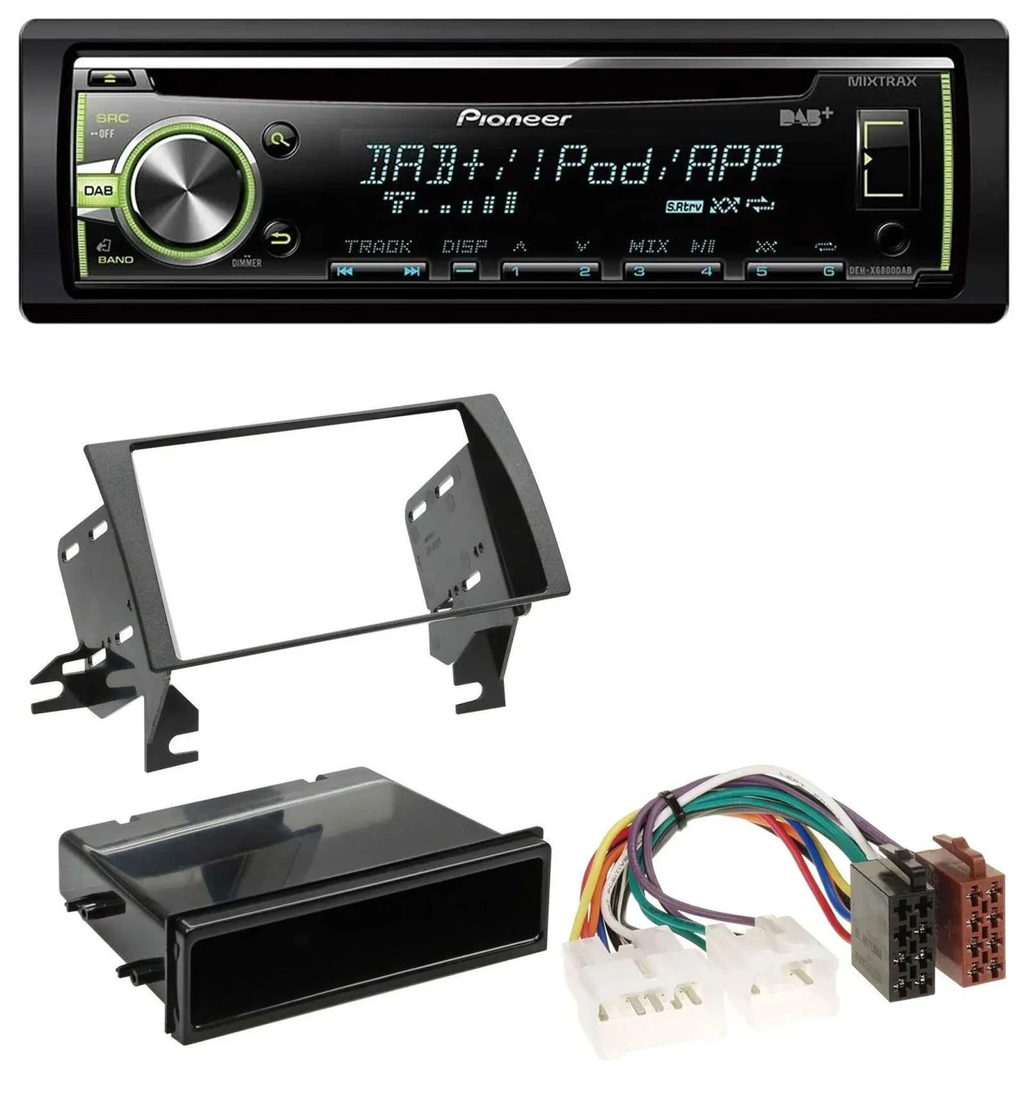 Автомагнитола для Toyota Camry (2002–2006) Pioneer CD, USB, AUX, MP3, DAB