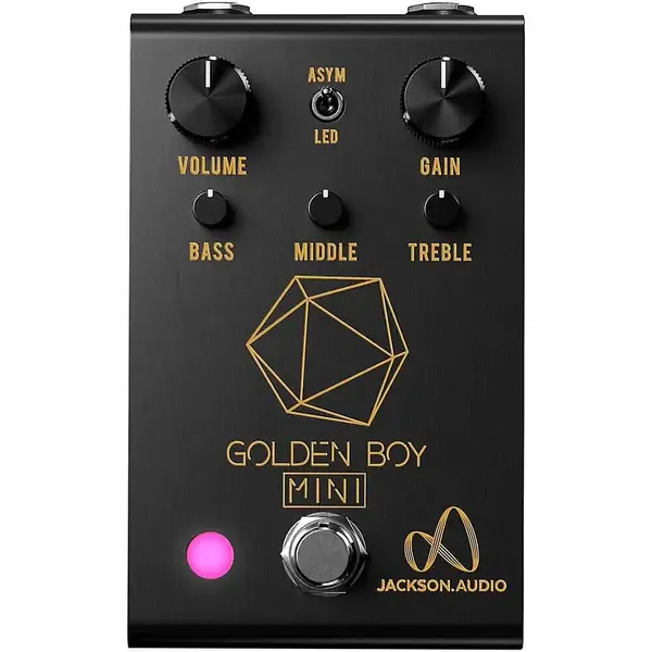 Педаль эффектов для электрогитары Jackson Audio Golden Boy Mini Overdrive Effects Pedal Black