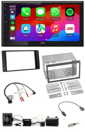 JVC Bluetooth USB Lenkrad 2DIN DAB Autoradio für Ford Kuga 2008-12 schwarz