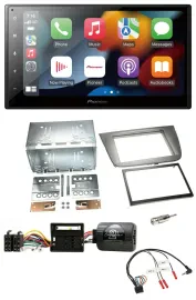 Автомагнитола Pioneer 2DIN, DAB, Bluetooth, USB, совместимая с управлением на руле, для Seat Altea/Altea XL/Toledo