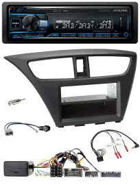 Alpine USB Bluetooth DAB Lenkrad Autoradio für Honda Civic (ab 2012)