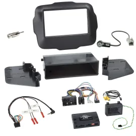 Einbauset Lenkradadapter DIN Autoradio für Jeep Renegade ab 2015
