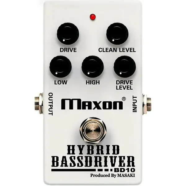 Педаль эффектов для бас-гитары Maxon BD10 Hybrid Bass Driver