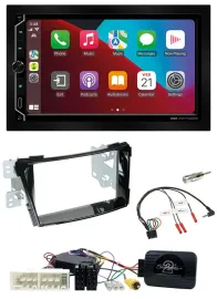 ESX 2DIN DAB USB Lenkrad Bluetooth Autoradio für Hyundai i40 ab 16 VF Klavierlac