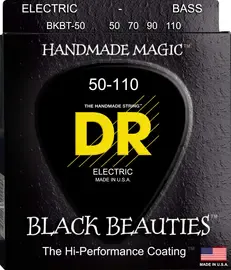 Струны для бас-гитары DR Strings Black Beauty Tapered BKBT-50