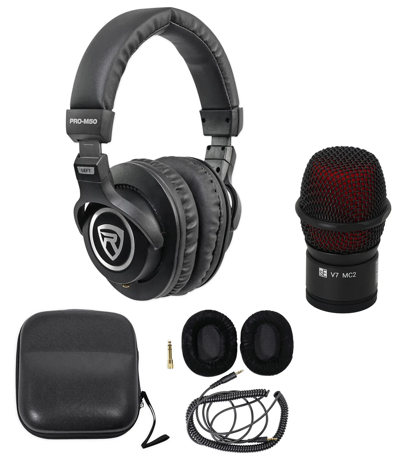 SE Electronics V7MC2BLMP3 Black V7 Mic Capsule 4 Sennheiser Wireless+Headphones