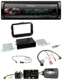 Автомагнитола Pioneer Bluetooth, USB, DAB, для Alfa Romeo Giulietta (2013–2021), черный (piano black), поддержка управления на руле