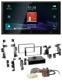 JVC USB Bluetooth 2DIN DAB MP3 Autoradio für Nissan Quest Rogue Titan ab 11