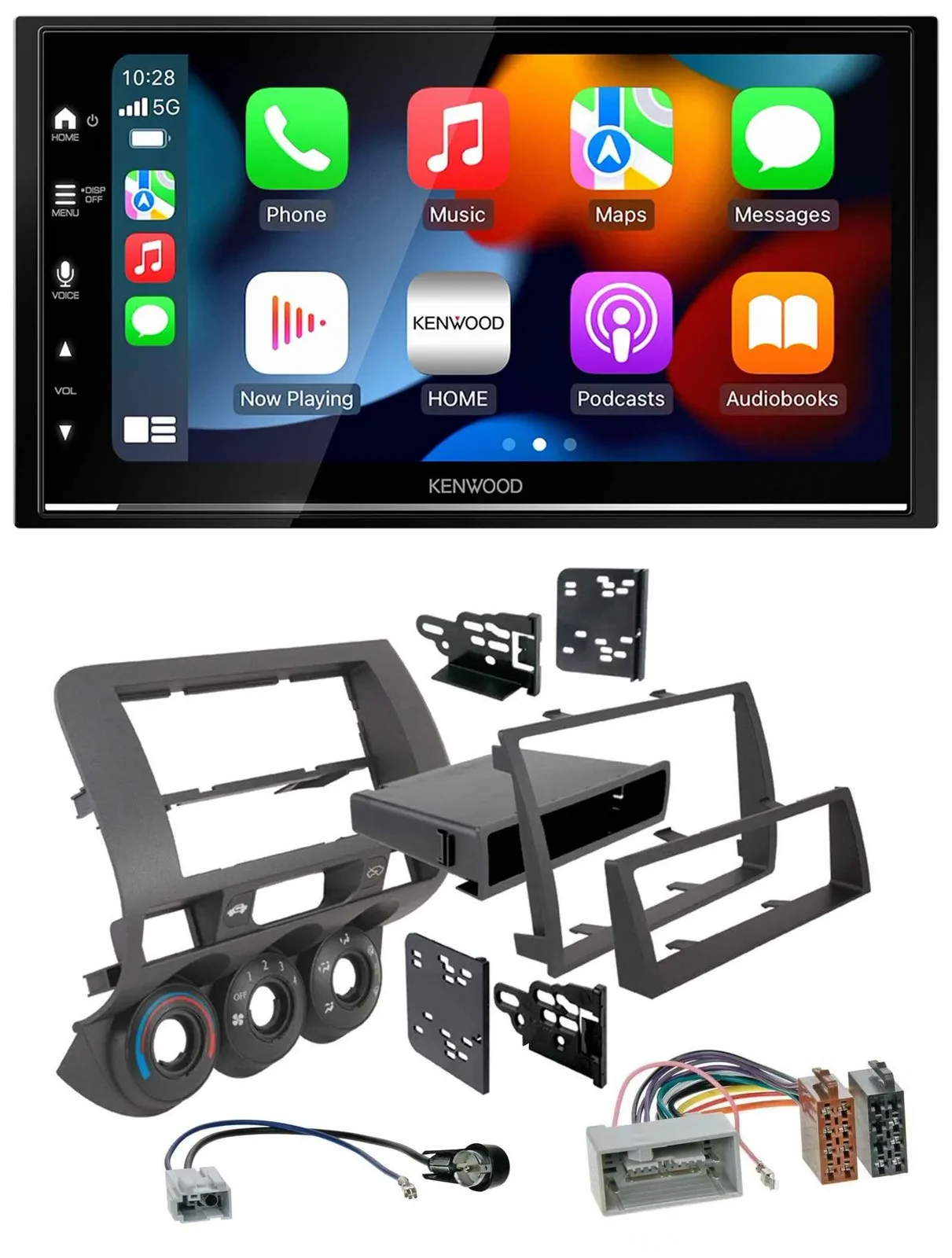 Kenwood DAB USB Bluetooth 2DIN MP3 Autoradio für Honda Fit 06-07 nur US-Importe