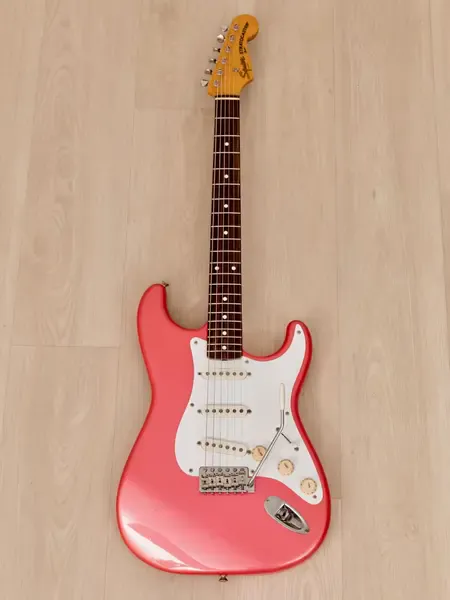 Электрогитара Squier JV 1962 Stratocaster SST-55 SSS Metallic Pink w/gigbag Japan 1983