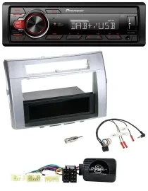 Автомагнитола Pioneer 1 DIN, DAB, USB, поддержка кнопок на руле, для Toyota Corolla Verso (2004–2007)