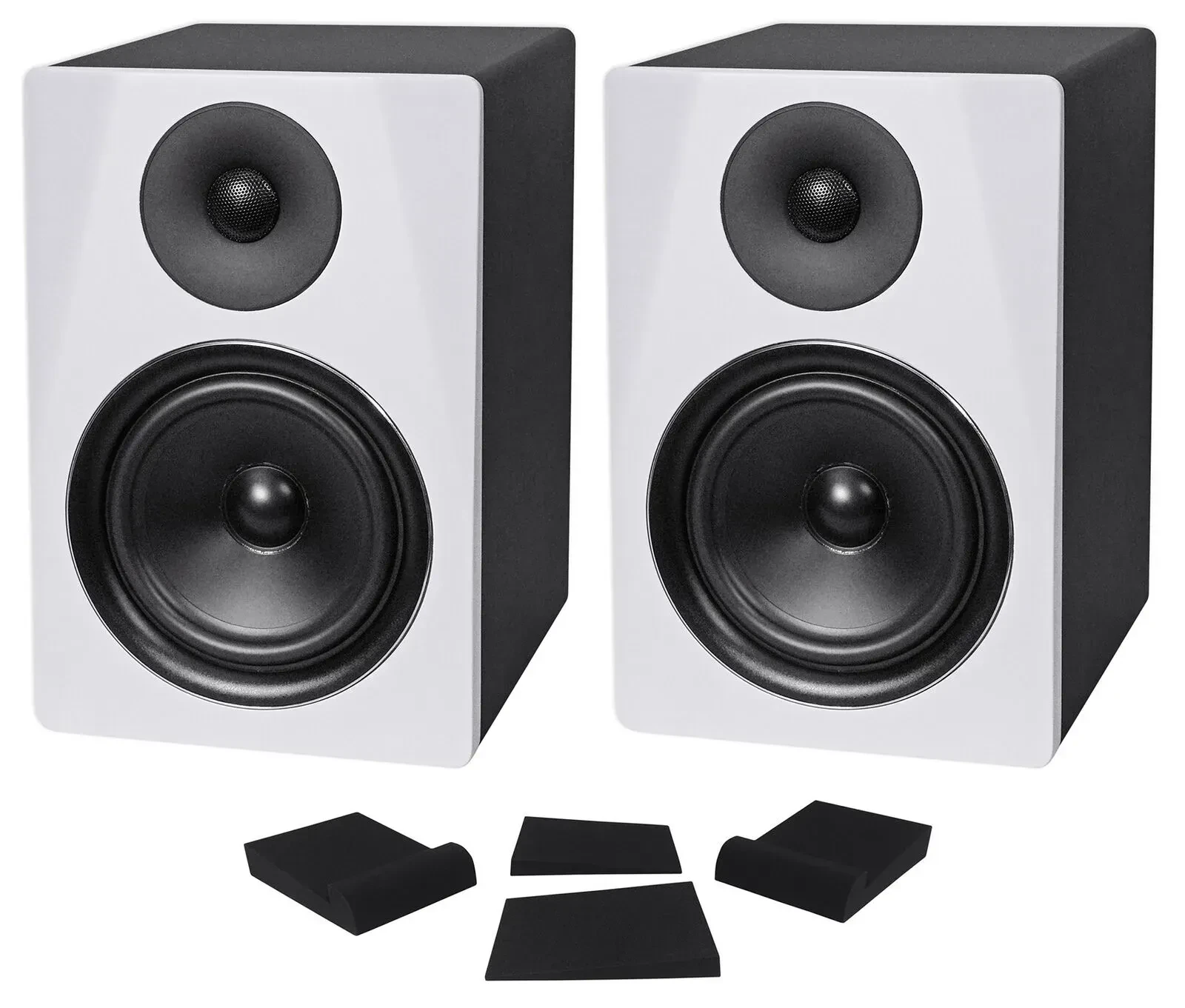 Активный студийный монитор Rockville DPM6W White (пара)