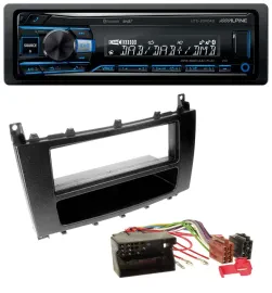 Alpine USB Bluetooth DAB MP3 Autoradio für Mercedes CLK W209 C-Klasse W203