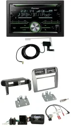 Pioneer CD USB Lenkrad Bluetooth 2DIN DAB Autoradio für Fiat Grande Punto anthra