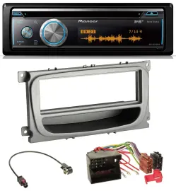 Pioneer MP3 DAB USB CD Bluetooth Autoradio für Ford Focus Galaxy C-Max ab 2007 s