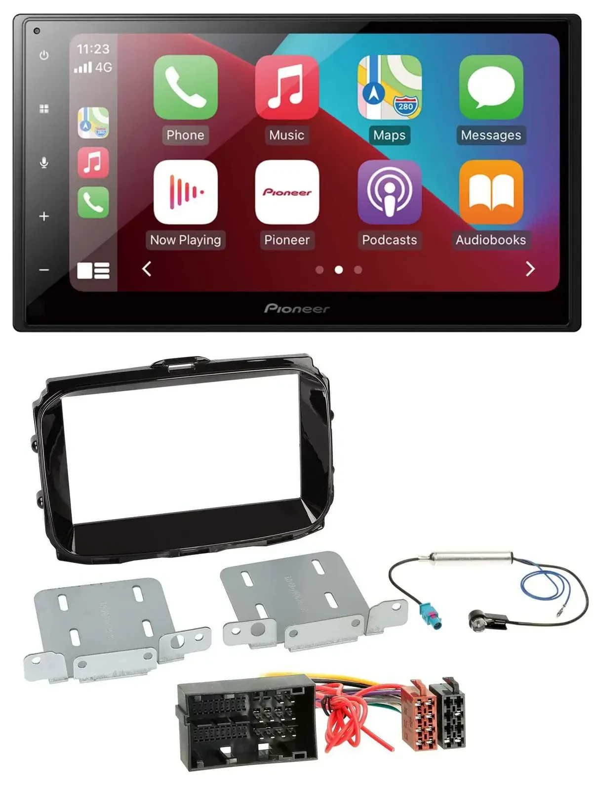 Автомагнитола для Alfa Romeo Giulietta Pioneer 2DIN, Bluetooth, USB, MP3, DAB