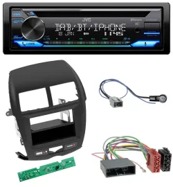 JVC Bluetooth MP3 USB DAB CD Autoradio für Mitsubishi ASX (2010-2014)