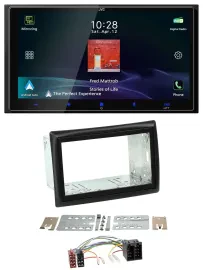 JVC USB Bluetooth 2DIN DAB MP3 Autoradio für Renault Megane 2002-2008