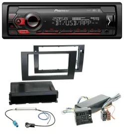 Pioneer MP3 USB DAB Bluetooth Autoradio für Audi A4 04-08 B7 Symphony Bose Aktiv
