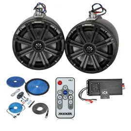 Kicker KMTC8 150W 8” Tower Speaker System Package