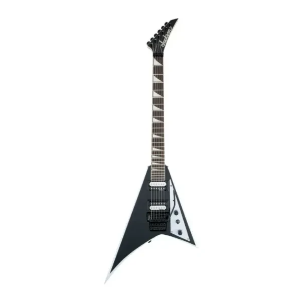 Jackson JS Series Rhoads JS32 6 String Black with White Bevels Electric Guitar