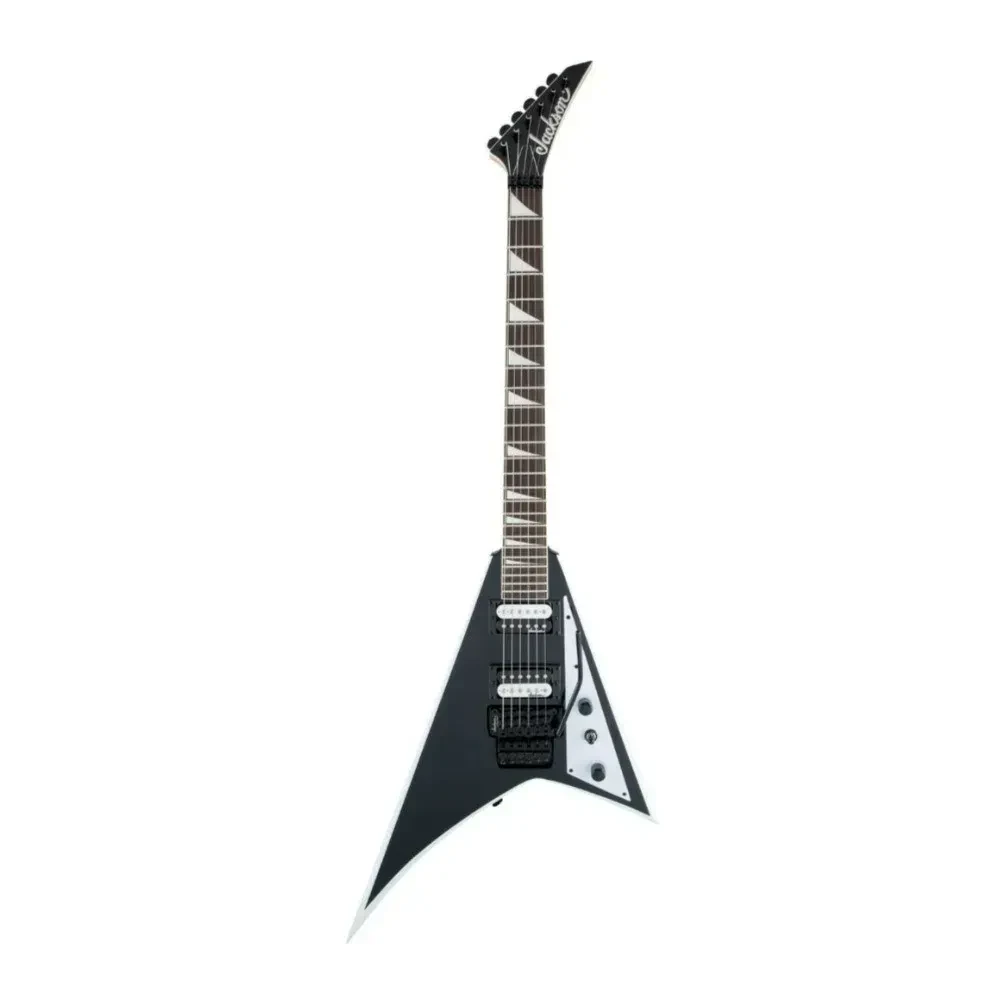 Б/У электрогитара Jackson JS Series Rhoads JS32 6-String черная с белыми фасками