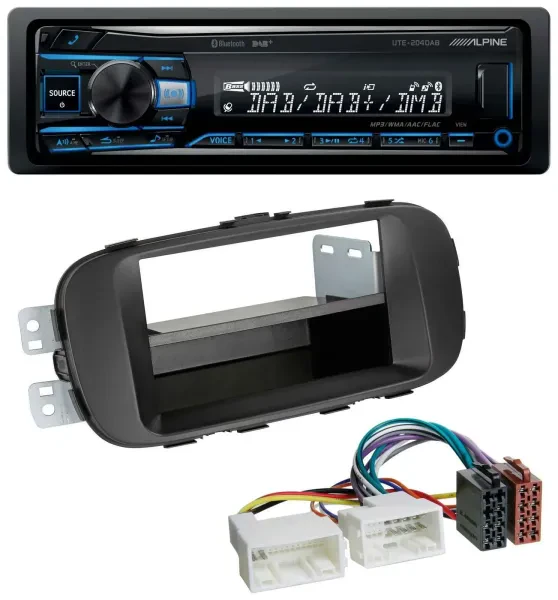 Alpine USB Bluetooth DAB MP3 Autoradio für Kia Soul (PS ab 2014) schwarz