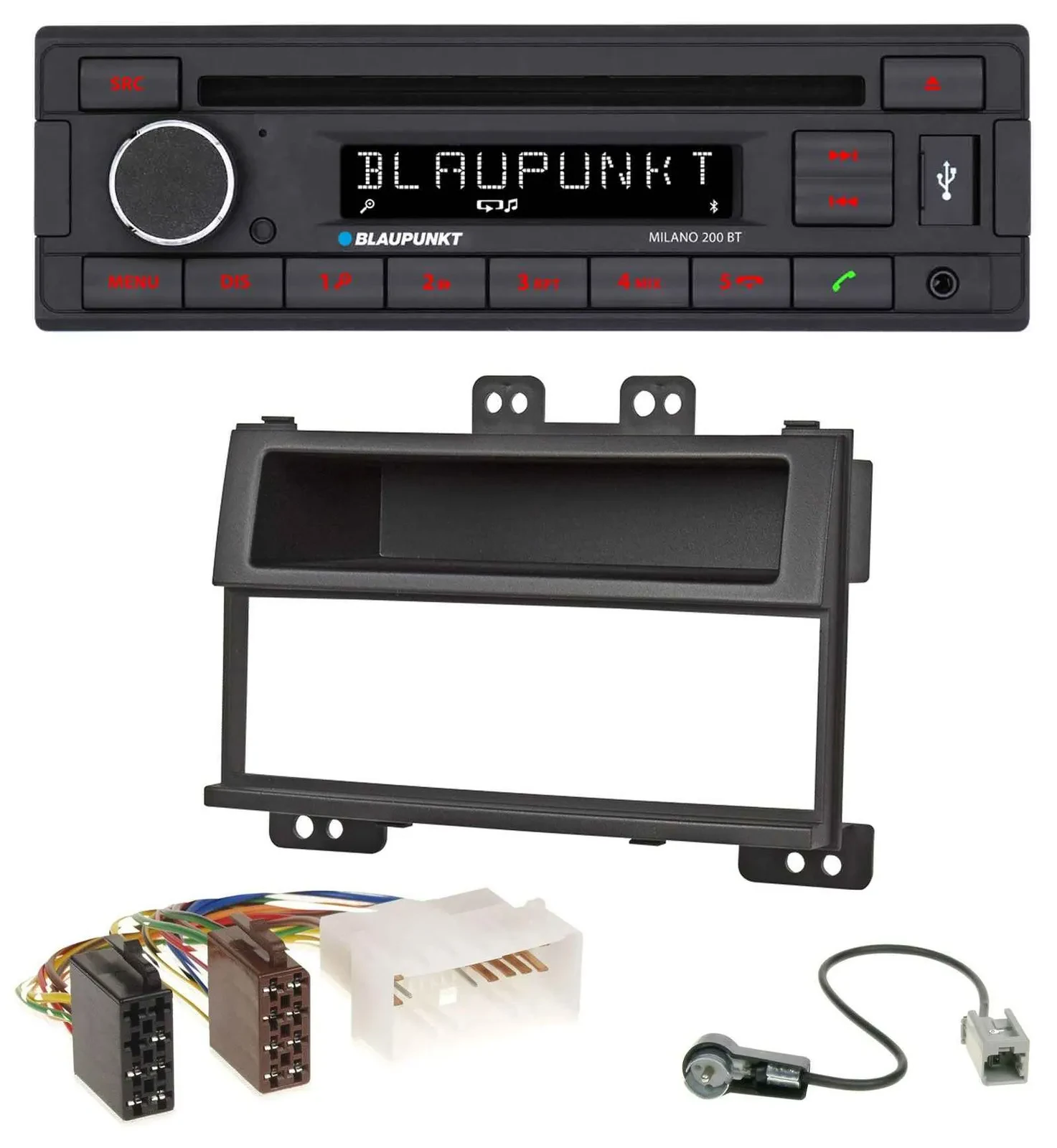 Blaupunkt MP3 USB CD Bluetooth AUX Autoradio für Hyundai i20 (2008-2011)