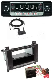 Dietz DAB Bluetooth USB MP3 Autoradio für Mercedes A- B-Klasse Vito Profiversion